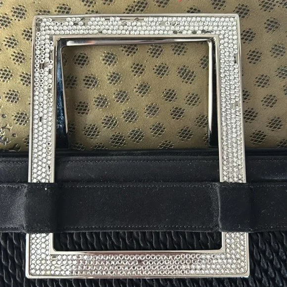 Judith Leiber Rhinestone Clutch - convertible